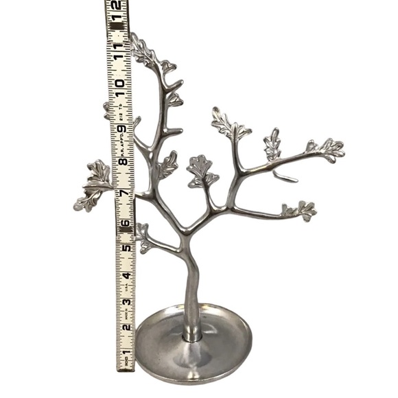 LC Lauren Conrad Polished Silver Necklace Tree - Picture 4 of 6